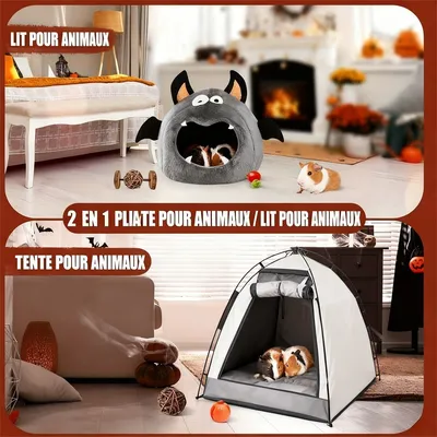 IntiMeg Maison pour cochon d'Inde - Style d'Halloween