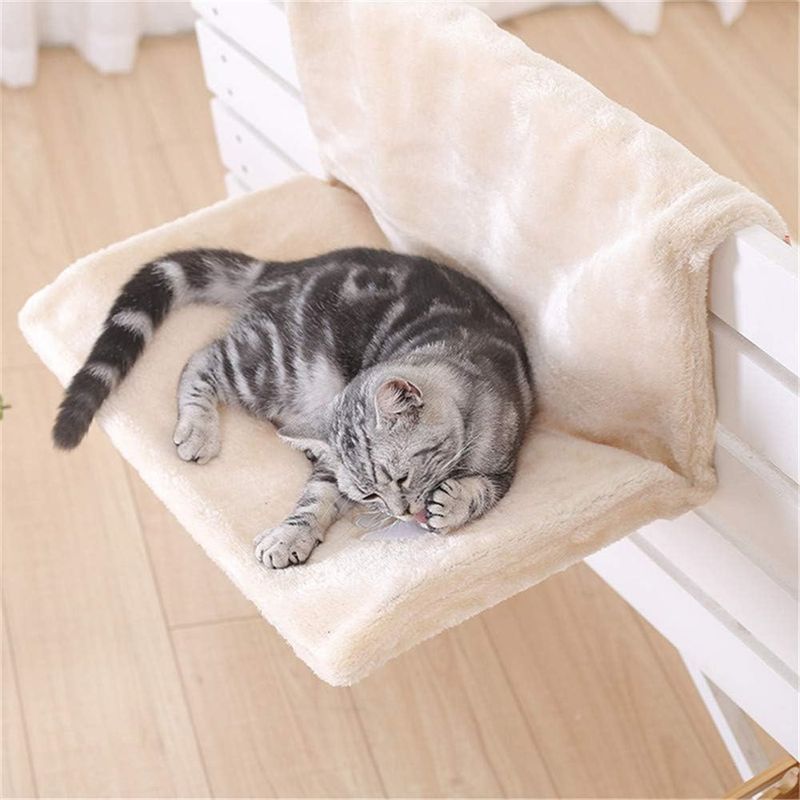 IntiMeg Hamac de radiateur Relax pour chat,Beige