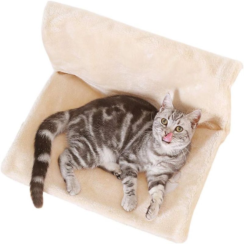 IntiMeg Hamac de radiateur Relax pour chat,Beige