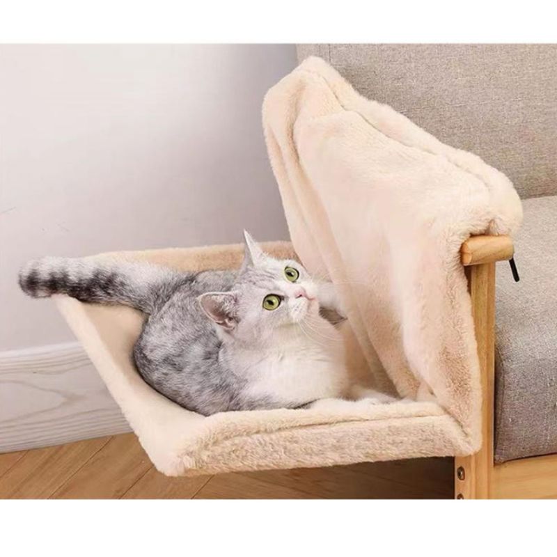 IntiMeg Hamac de radiateur Relax pour chat,Beige