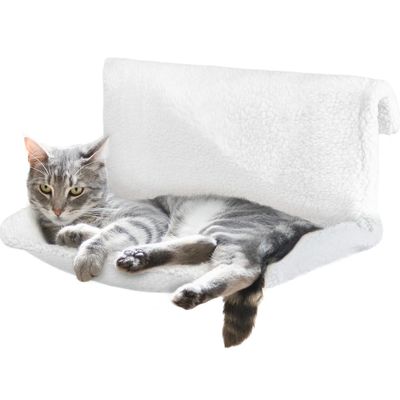 IntiMeg Hamac de radiateur pour chat,Blanc