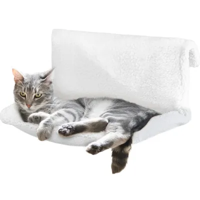 IntiMeg Hamac de radiateur pour chat,Blanc IntiMeg Hamac de radiateur pour chat,Blanc