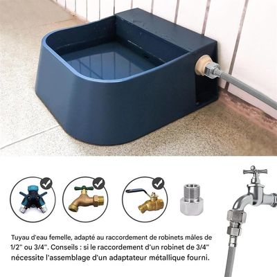 IntiMeg Wassernapf für Katzen, Hunde und Nutztiere