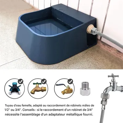 IntiMeg Gamelle d'eau adapté aux chats, chiens et animaux de la ferme