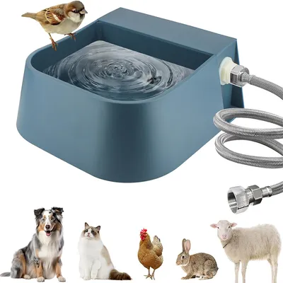 IntiMeg Bebedero apto para gatos, perros y animales de granja