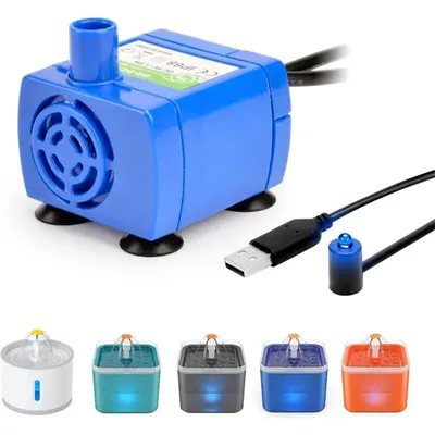 IntiMeg Pompe de Fontaine à Chat Chien Pompe à Eau Submersible pour Animaux