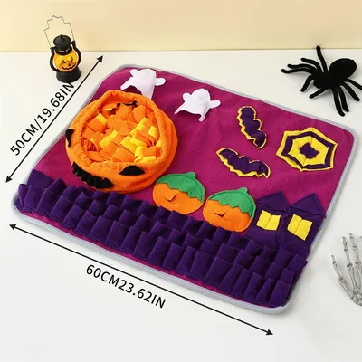 IntiMeg Tapis de Reniflement d'Halloween pour Chien