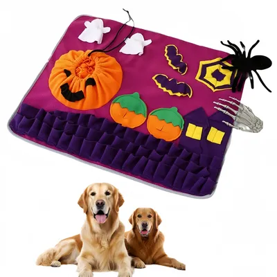 IntiMeg Tapis de Reniflement d'Halloween pour Chien