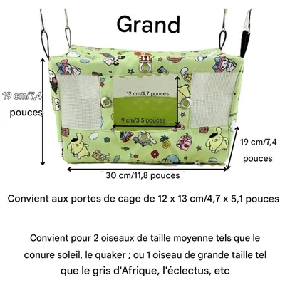 ZooVenture Nid d'oiseau respirant pour perroquets