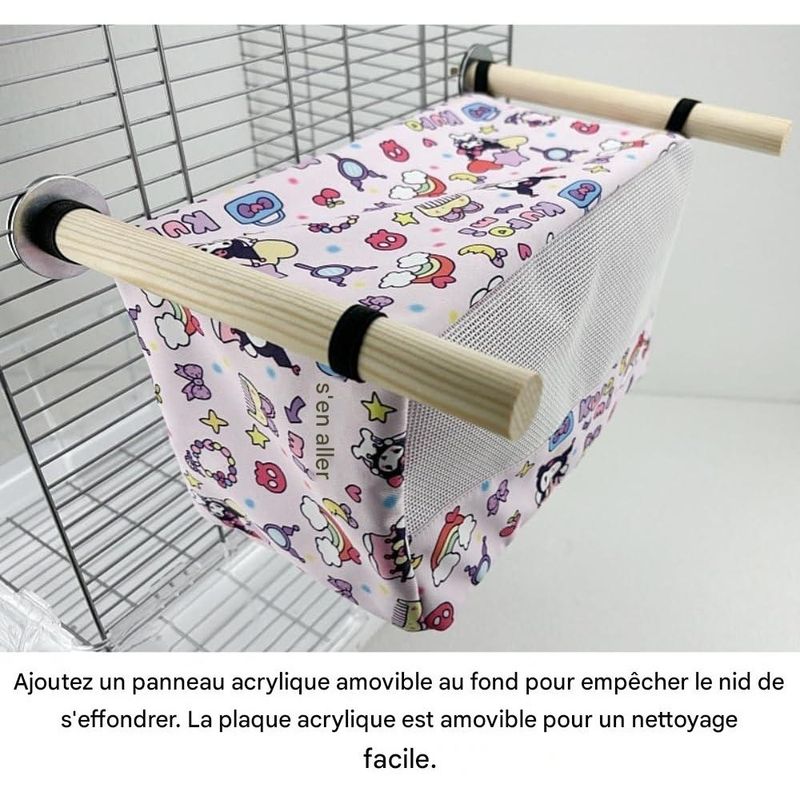 ZooVenture Nid d'oiseau respirant pour perroquets