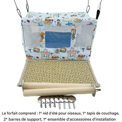 ZooVenture Nid d'oiseau respirant pour perroquets