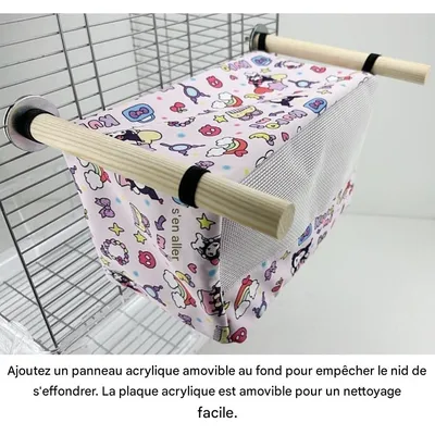 ZooVenture Nid d'oiseau respirant pour perroquets