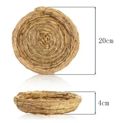 ZooVenture Nid d'élevage en paille pour oiseaux