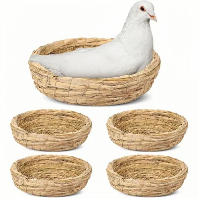 ZooVenture Nid d'élevage en paille pour oiseaux ZooVenture Nid d'élevage en paille pour oiseaux