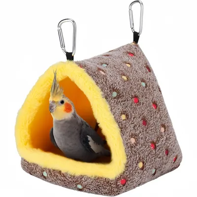 ZooVenture Nid d'oiseau chaud et lit confortable pour perroquets et aras