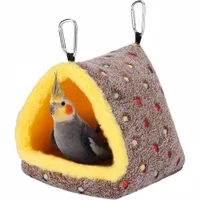 ZooVenture Nid d'oiseau chaud et lit confortable pour perroquets et aras
