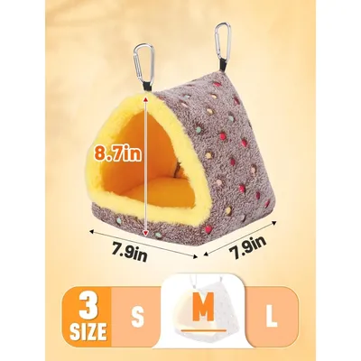 ZooVenture Nid d'oiseau chaud et lit confortable pour perroquets et aras