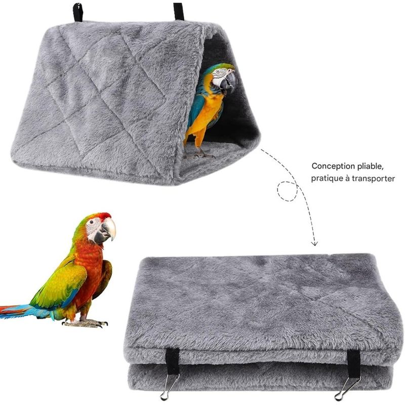 ZooVenture Hamac-nid-lit pour oiseaux