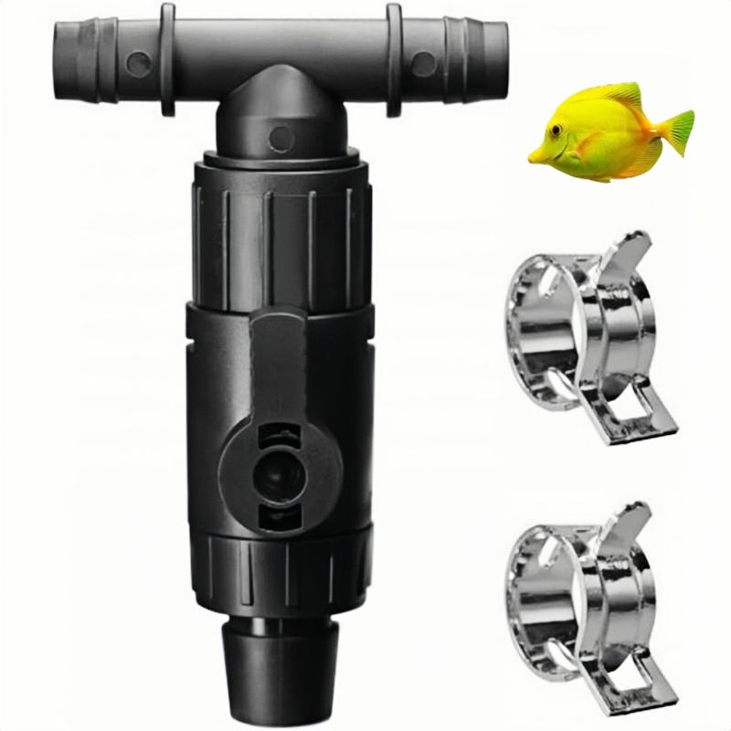 ZooVenture Connecteur en T avec valve pour aquarium