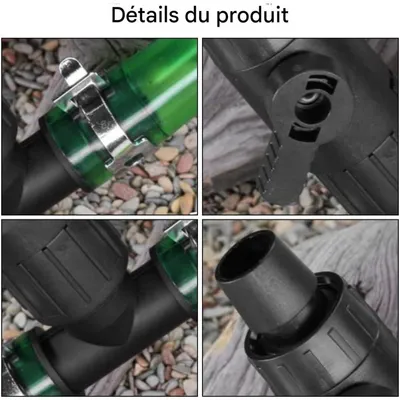 ZooVenture Connecteur en T avec valve pour aquarium