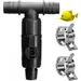ZooVenture Connecteur en T avec valve pour aquarium