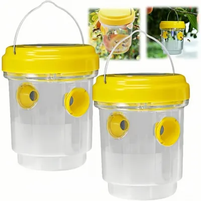 ZooVenture Lot de 2 Pièges à mouches LED solaires pour extérieur ZooVenture Lot de 2 Pièges à mouches LED solaires pour extérieur