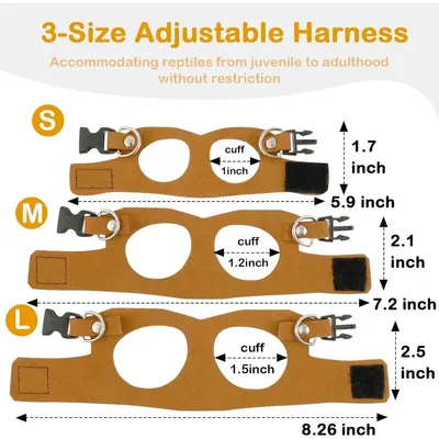 ZooVenture Ensemble harnais et laisse pour petits animaux