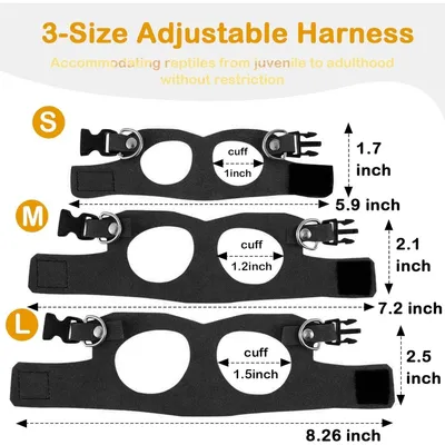 ZooVenture Ensemble harnais et laisse pour petits animaux