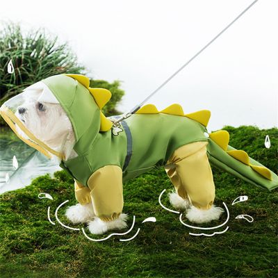 IntiMeg Manteau de pluie pour chien en forme de dinosaure
