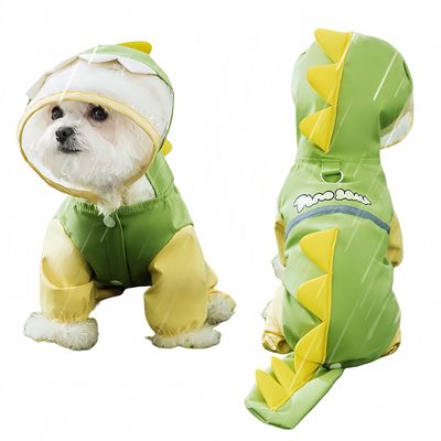 IntiMeg Manteau de pluie pour chien en forme de dinosaure