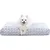 IntiMeg Lit en peluche lavable pour chien et chat