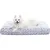 IntiMeg Lit en peluche lavable pour chien et chat