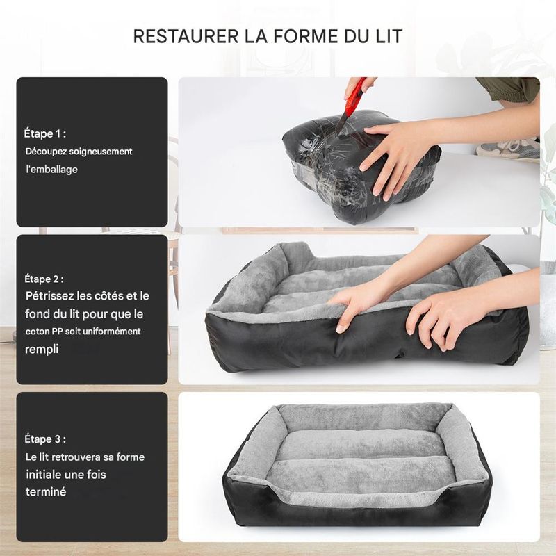 IntiMeg Panier pour chiens de moyenne et grande taille