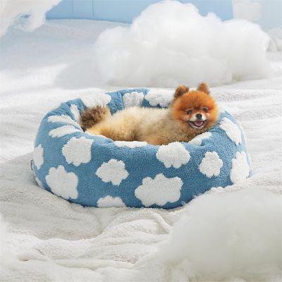 IntiMeg Lit rond pour chat et chien 60×60×20cm
