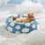 IntiMeg Lit rond pour chat et chien 60×60×20cm