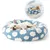 IntiMeg Lit rond pour chat et chien 60×60×20cm