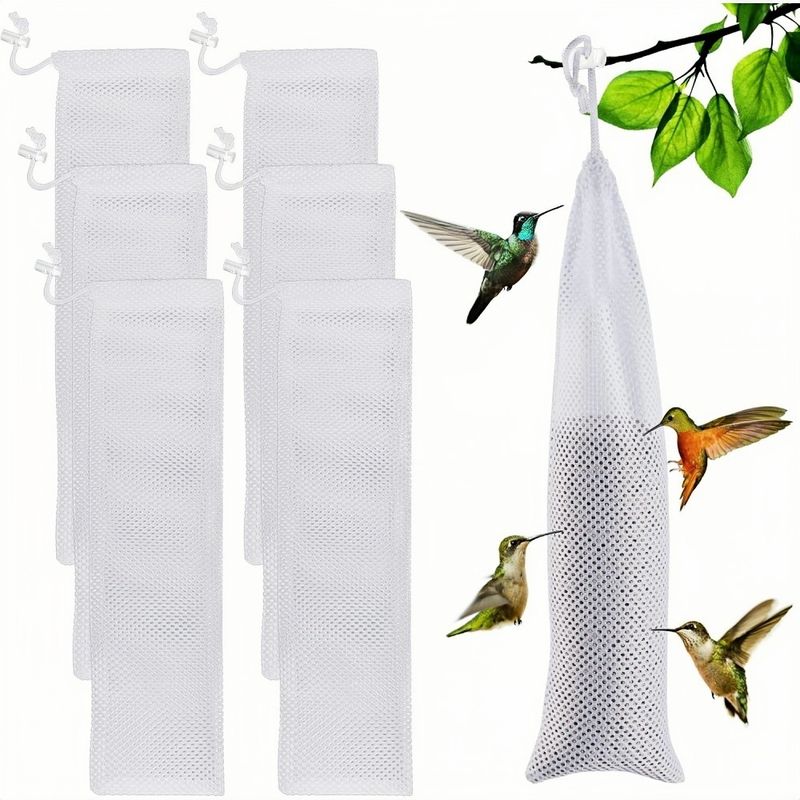 ZooVenture Lot de 6 mangeoires à chaussettes pour oiseaux sauvages