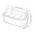 ZooVenture Lot de 2 mangeoires suspendues en plastique pour oiseaux