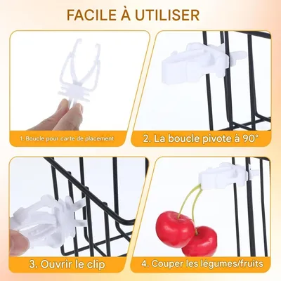 ZooVenture Clips de support de nourriture pour oiseaux