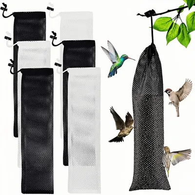 ZooVenture Lot de 6 mangeoires à chaussettes pour oiseaux sauvages