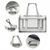 FurryFusion Sac de transport pour chien et chat