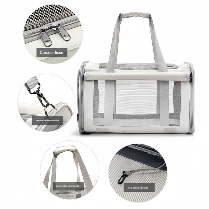 FurryFusion Sac de transport pour chien et chat