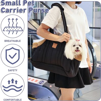 IntiMeg Bolsa transportadora de invierno para gatos