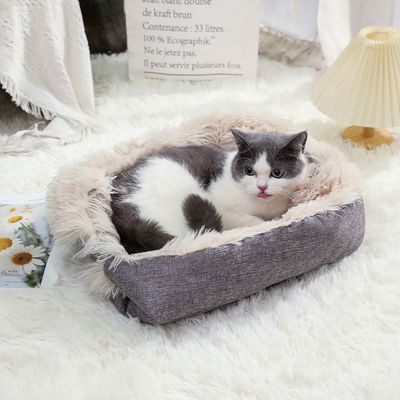 IntiMeg Colchoneta de cama de doble función para gatos y perros