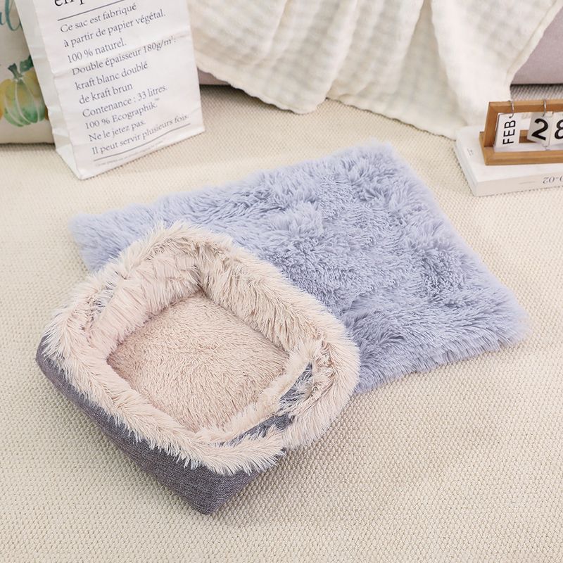 IntiMeg Double fonction tapis de lit pour chat et chien