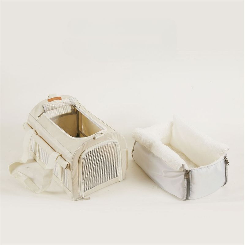 IntiMeg Sac de transport pour chat avec coussin chauffant
