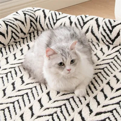 IntiMeg Tapis pour chien et chat en peluche