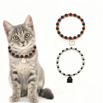 IntiMeg collar de gato de Halloween