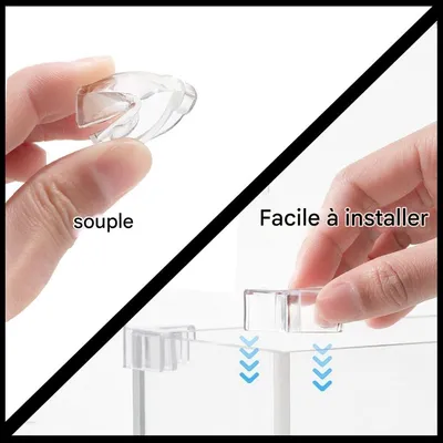 ZooVenture Lot de 4 protecteurs de bords pour aquarium