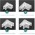 ZooVenture Lot de 4 protecteurs de bords pour aquarium